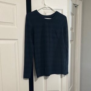 Navy Long Sleeve Top